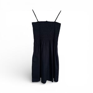 Dark Blue Sleeveless Dress By ATM size large.